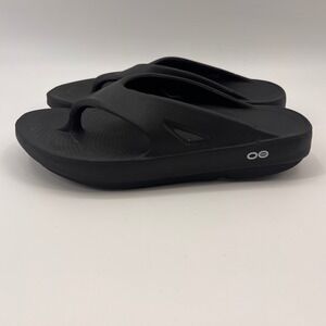 OOFOOS OOFOS Black OOahh Sport‎ Slide Sandals Men's M8 W10 EU41